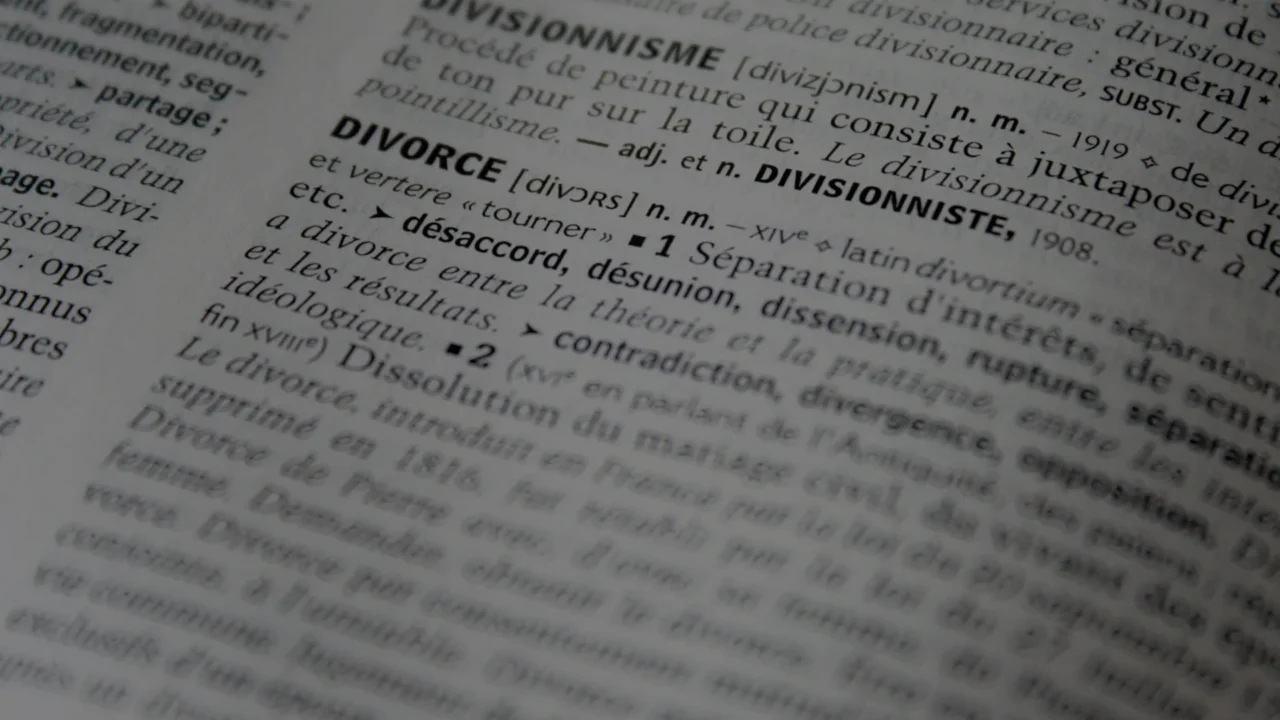 Divorce – Dissolution of marriage